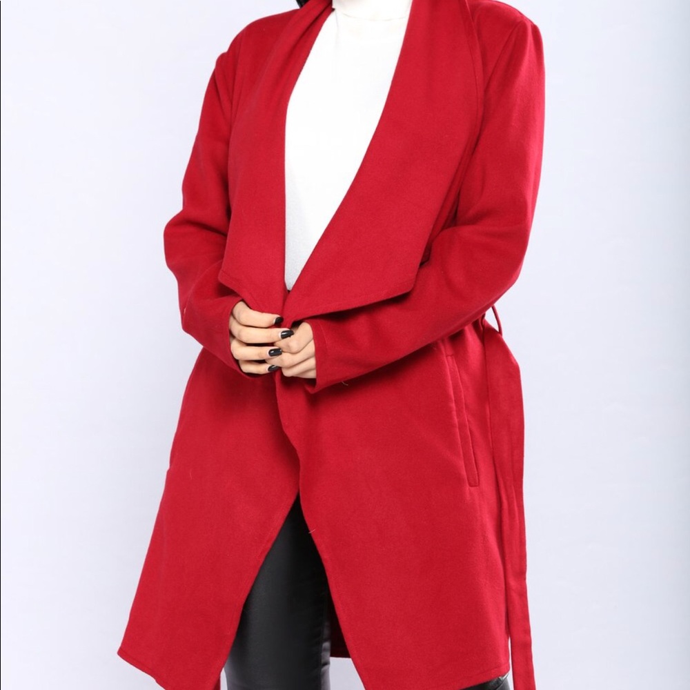NWT: FASHION NOVA TRENCH COAT M